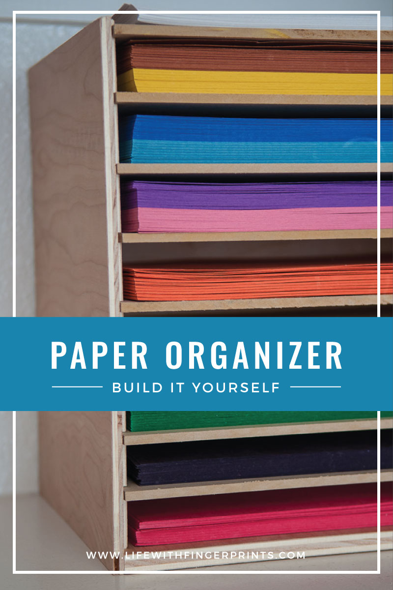 DIY Construction Paper Organizer… Life With Fingerprints