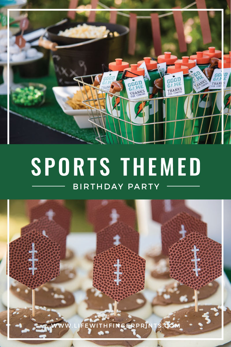 Sports theme birthday party | Life With Fingerprints